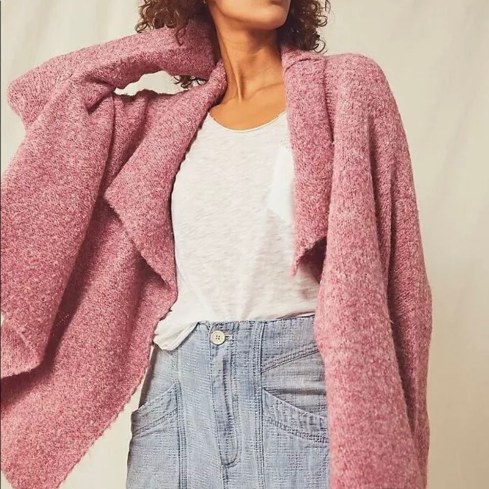 New Free People One Laurel Cardigan sweater in OH Bloom size S